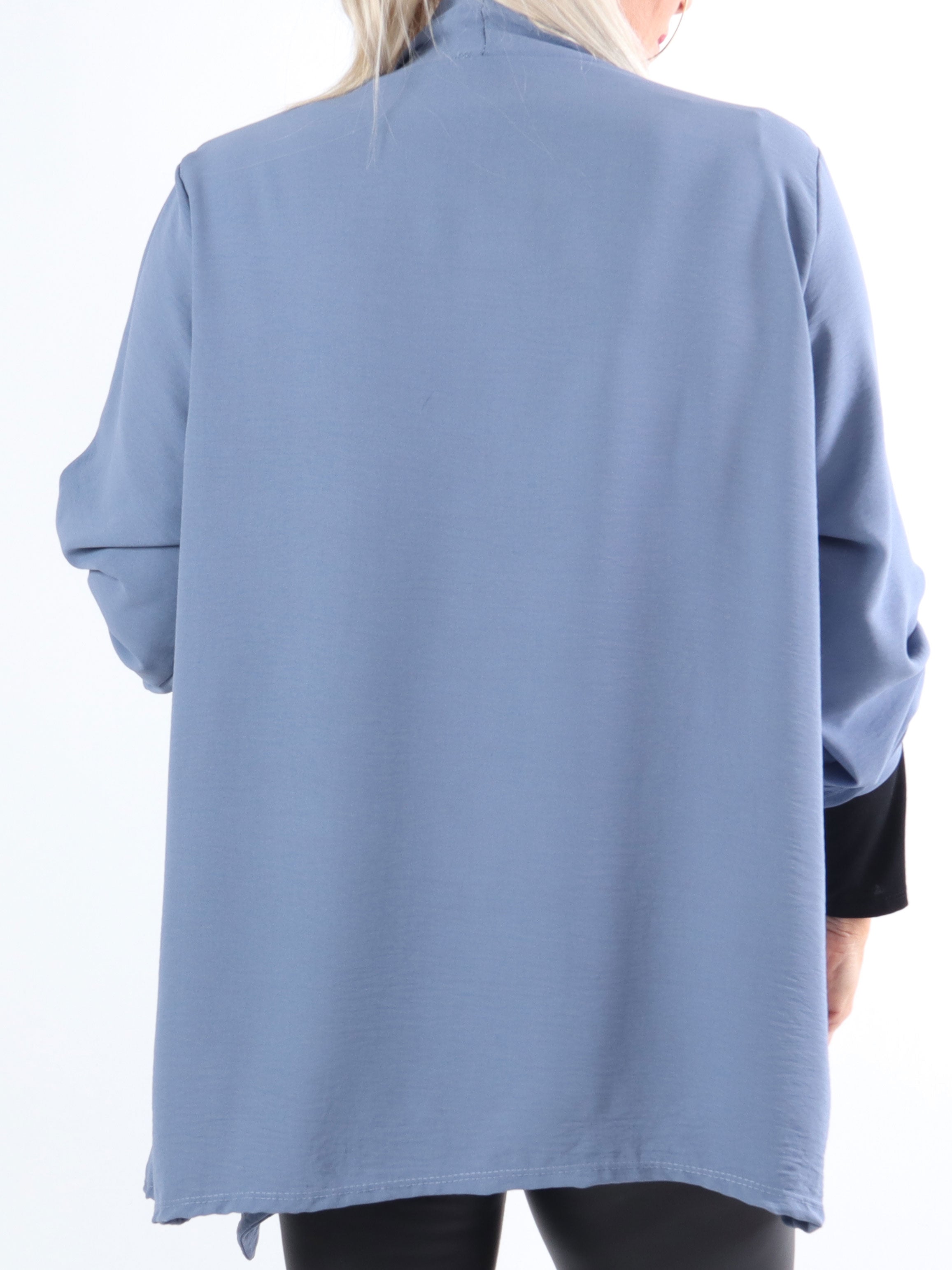 Dream - Enkel plus size cardigan i let og fint stof